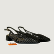 Slingback intrecciata
