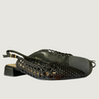 Slingback intrecciata