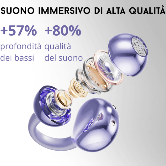 AIRCLIP™️- Auricolari Wireless Bluetooth